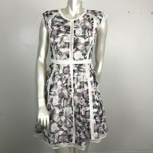 Stella & Jamie XS Multicolor Mesh Verona Dress